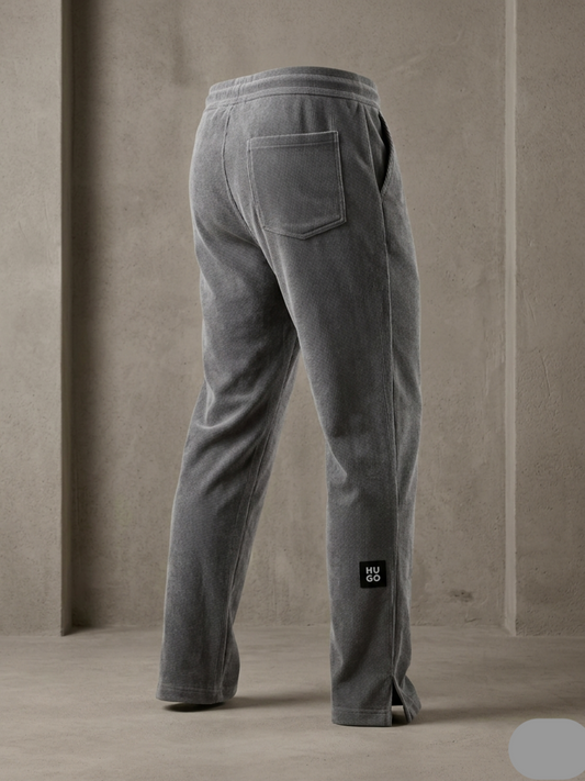 Comfy Low Cut Baggy Trouser Matt Black .