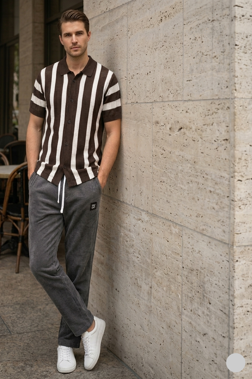 Taaroo Men's Comfortable High Quality Half Shirt