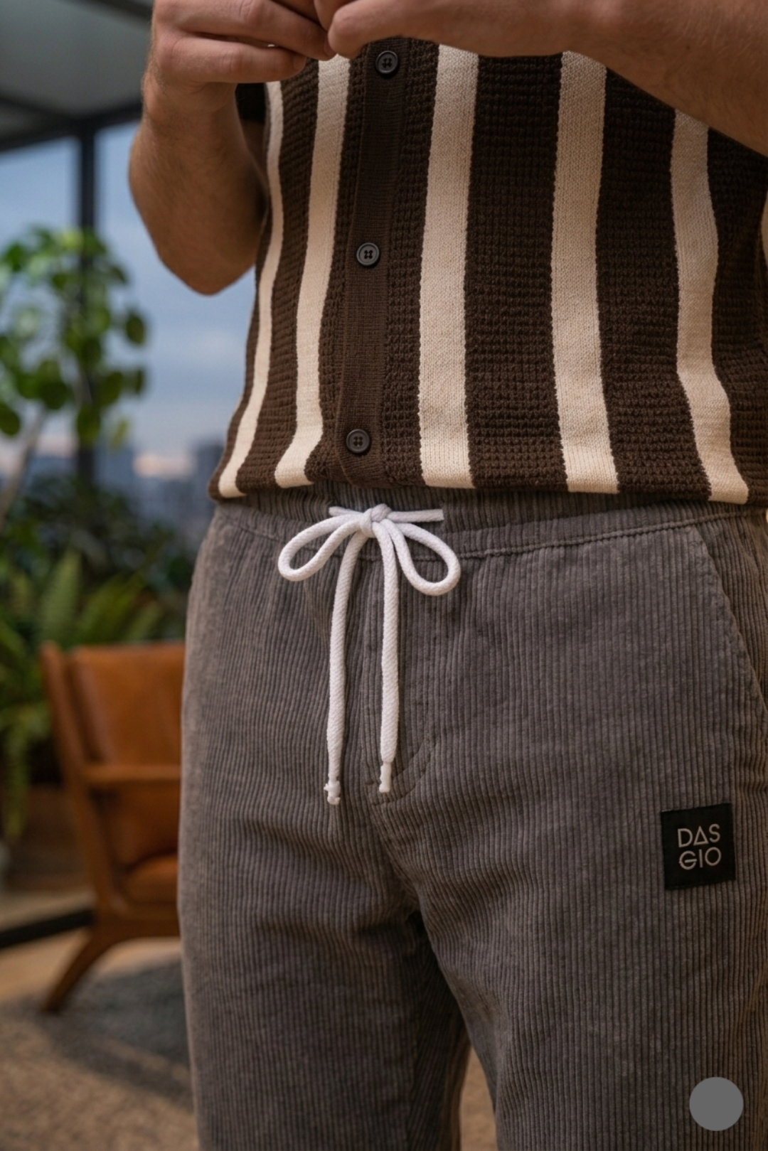 Taaroo Low Cut Baggy Trouser Matt Black