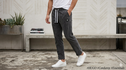 Comfy Low Cut Baggy Trouser(Matt Black )