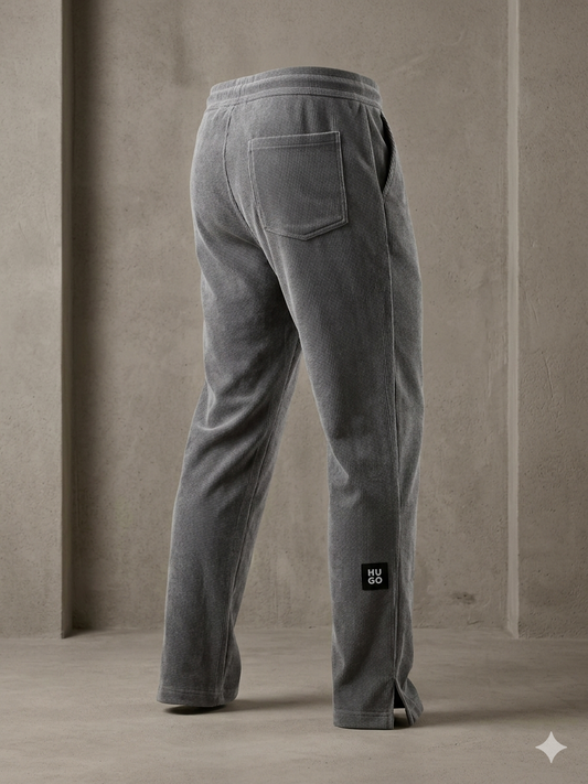 Comfy Low Cut Baggy Trouser(Matt Black )