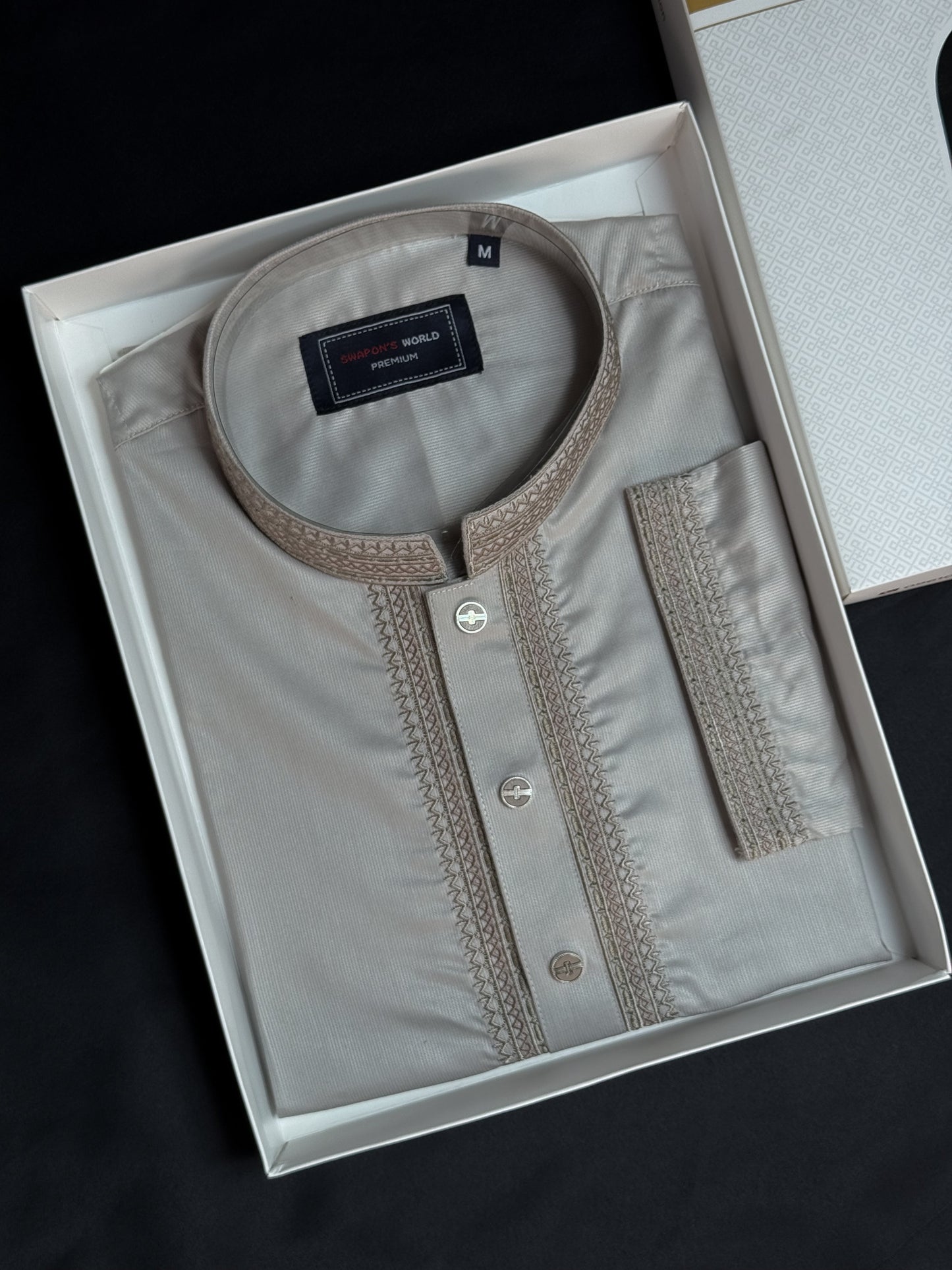 Taaroo  Panjabi for Men-Deep Off White  TPJ-10